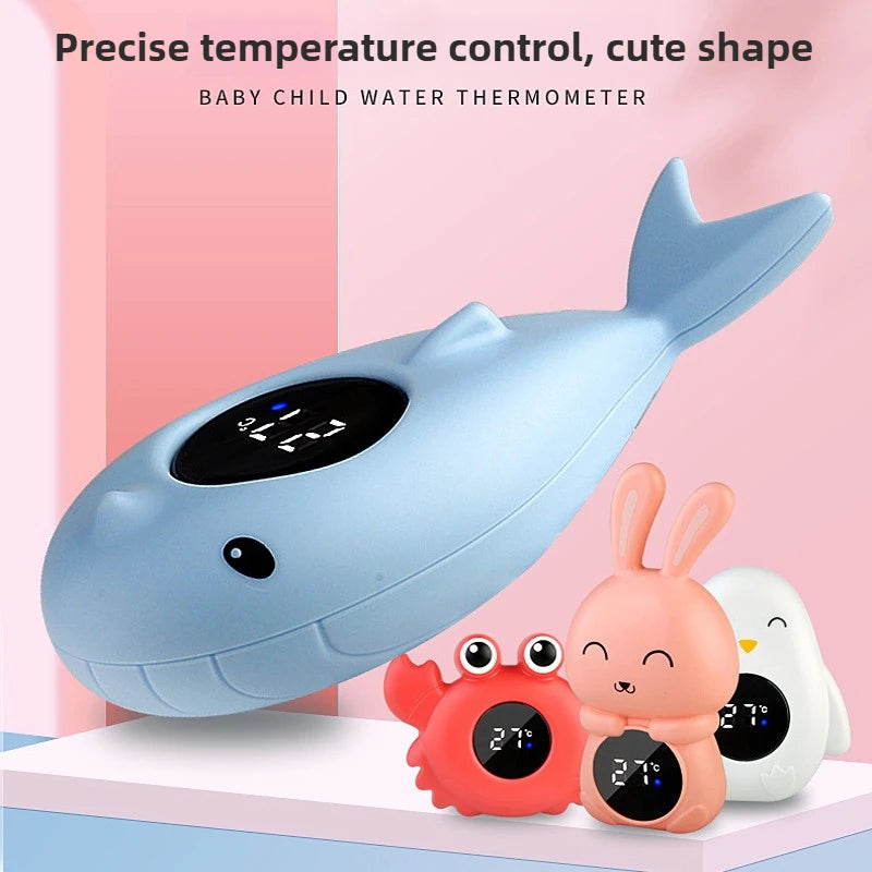 Baby Bath Temperature Meter Floating Digital Water Baby Bath Temperature Meter LED Display Temperature Tester Safety Cartoon
