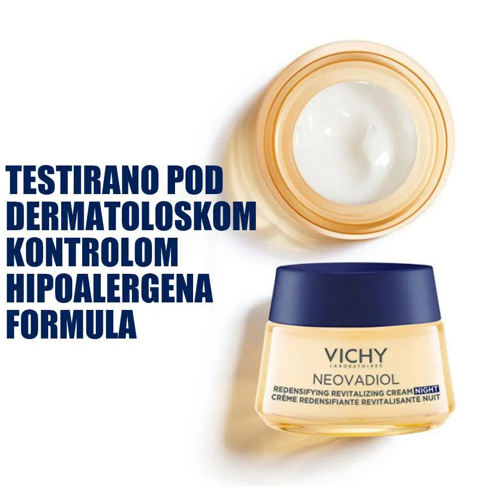 VICHY Collagen Antioxidant Face Mineral Cream Nutritious Moisturizing Menopausal Night Cream Multi Effect Facial Skincare
